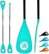 niphean Pagaie Paddle, Pagaie Kayak en 3 et 4 Pièces Détachables et Flottantes, Sup Paddle réglab...