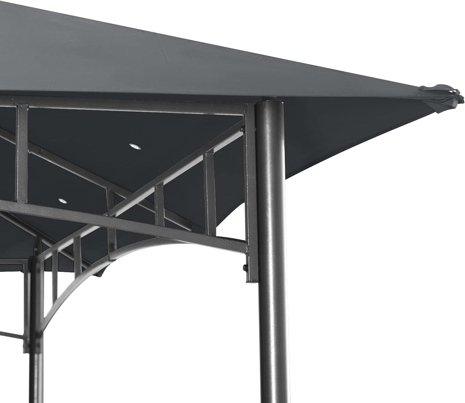 ABCCANOPY - tonnelle terrasse série – 3,05x3,05 m – cadre acier, gris foncé