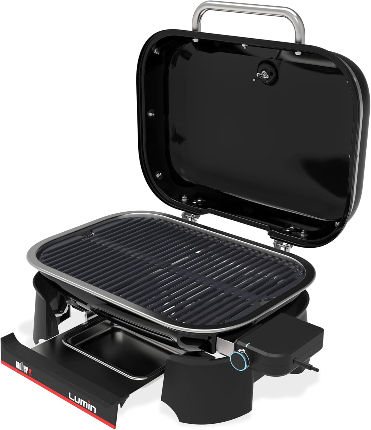 Weber - Lumin - 33x49 cm - Barbecue électrique, fonte, 315°C, thermomètre 1502045