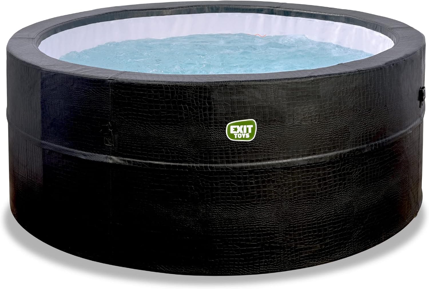 EXIT Toys - Leather Premium Spa extérieur 184x73cm - 4 places, chauffage, 120 jets air