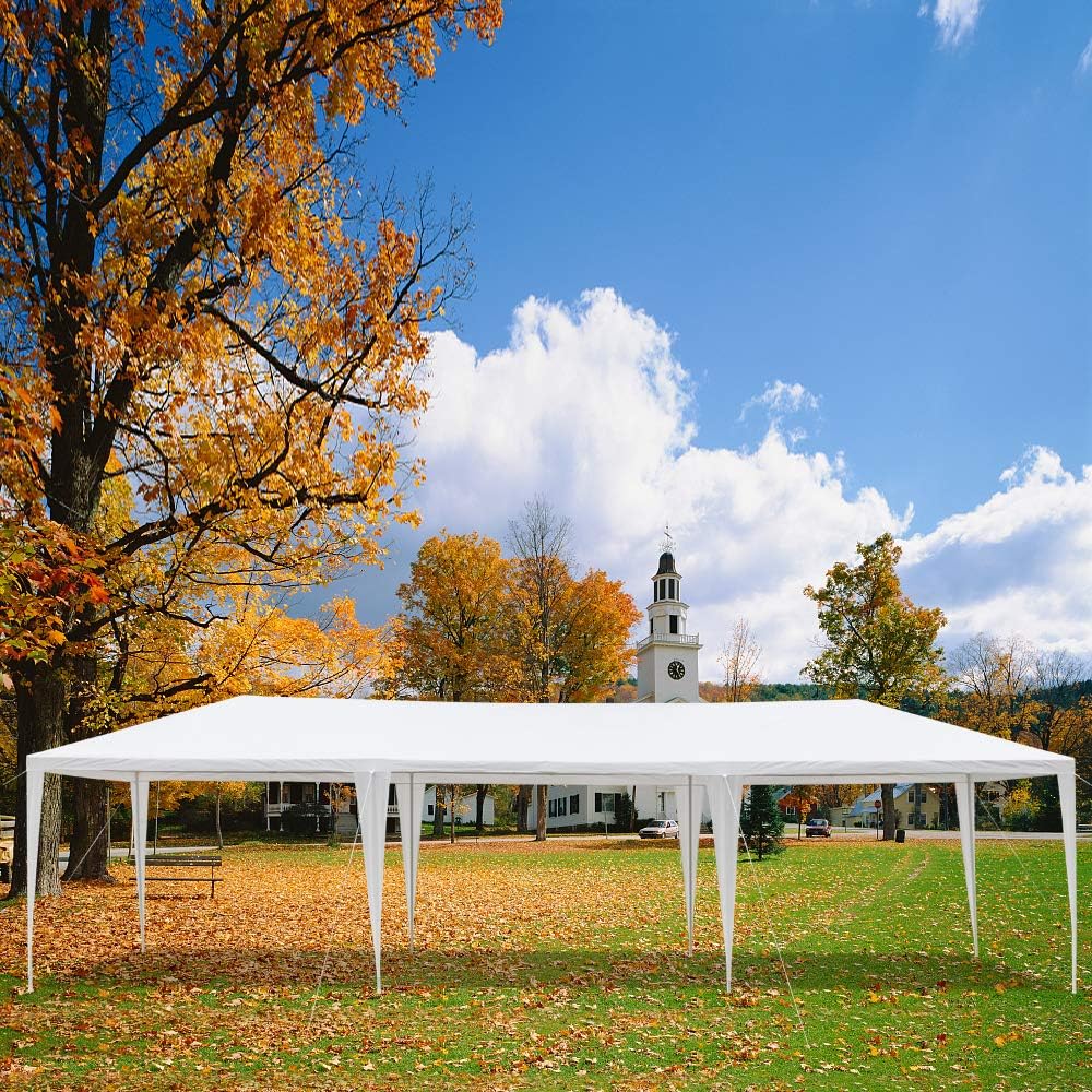 Alightup - tonnelle pliante série PE - 3x9m - imperméable, 8 parois, anti-UV, bâche épaisse