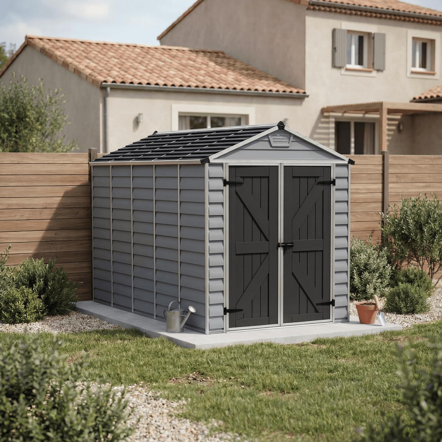 Canopia - Skylight - 7m² - aluminium, polycarbonate gris