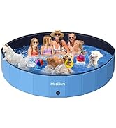 Meowant Piscine pour Chiens, piscines Pliables pour Chiens de Grande Taille, Piscine de Bain pour...