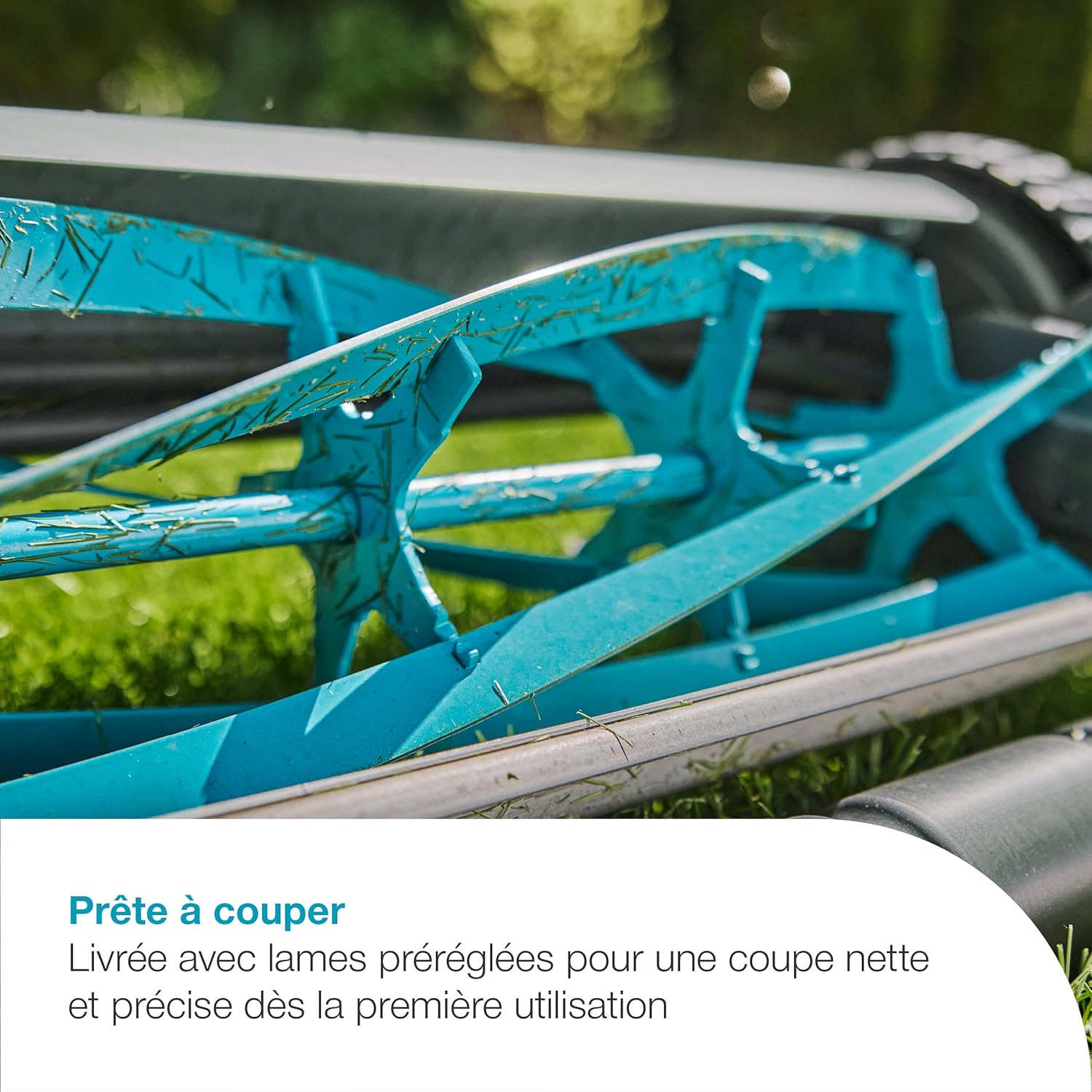 Gardena - Tondeuse Manuelle Plus 400 - 40 cm - Coupe sans fil, bac, 250 m² - 11765-20