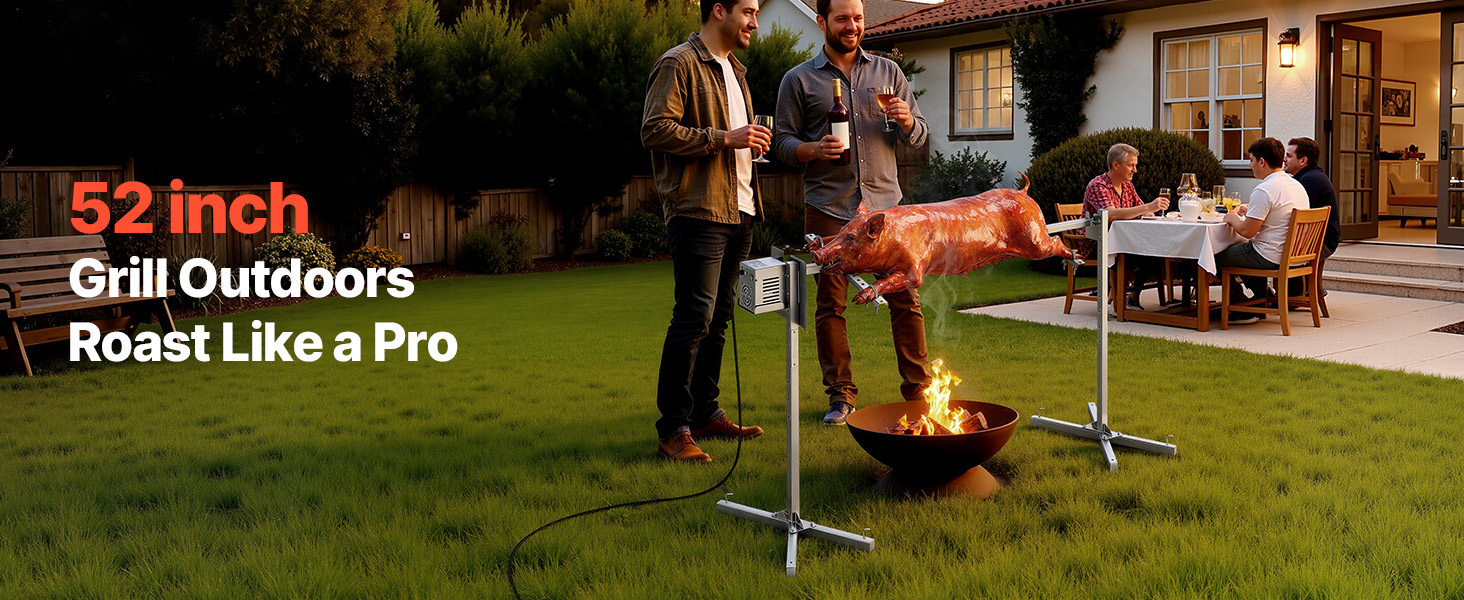 VEVOR Barbecue Rôtissoire 60 kg