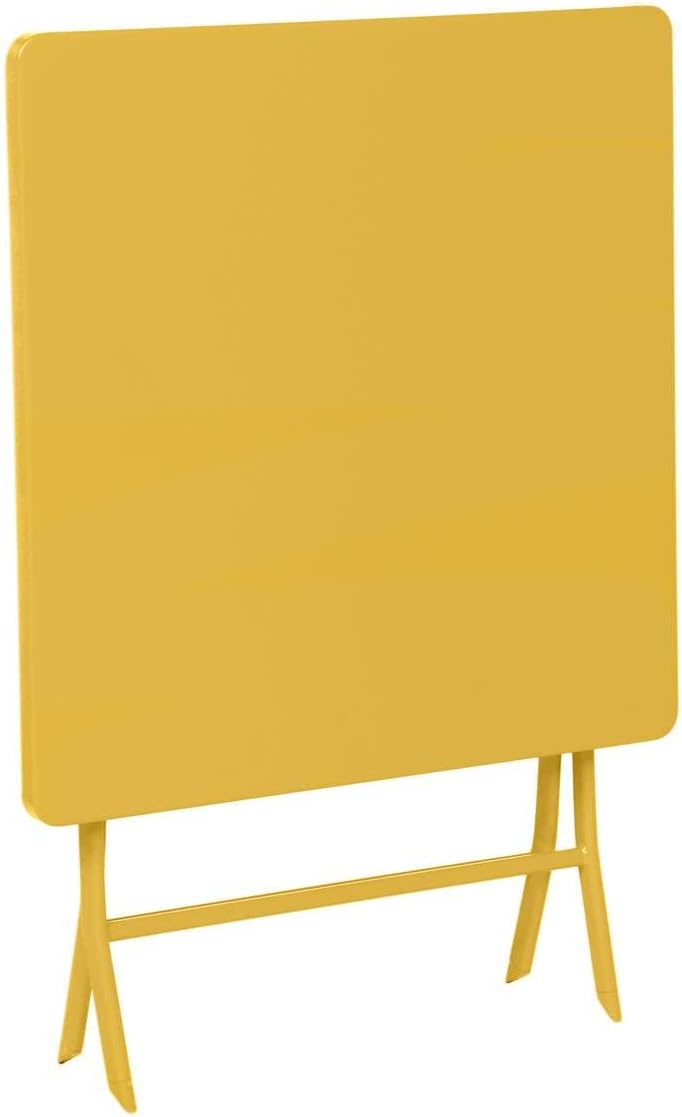 Hespéride - Greensboro série - 2 places, acier renforcé, jaune - table pliante