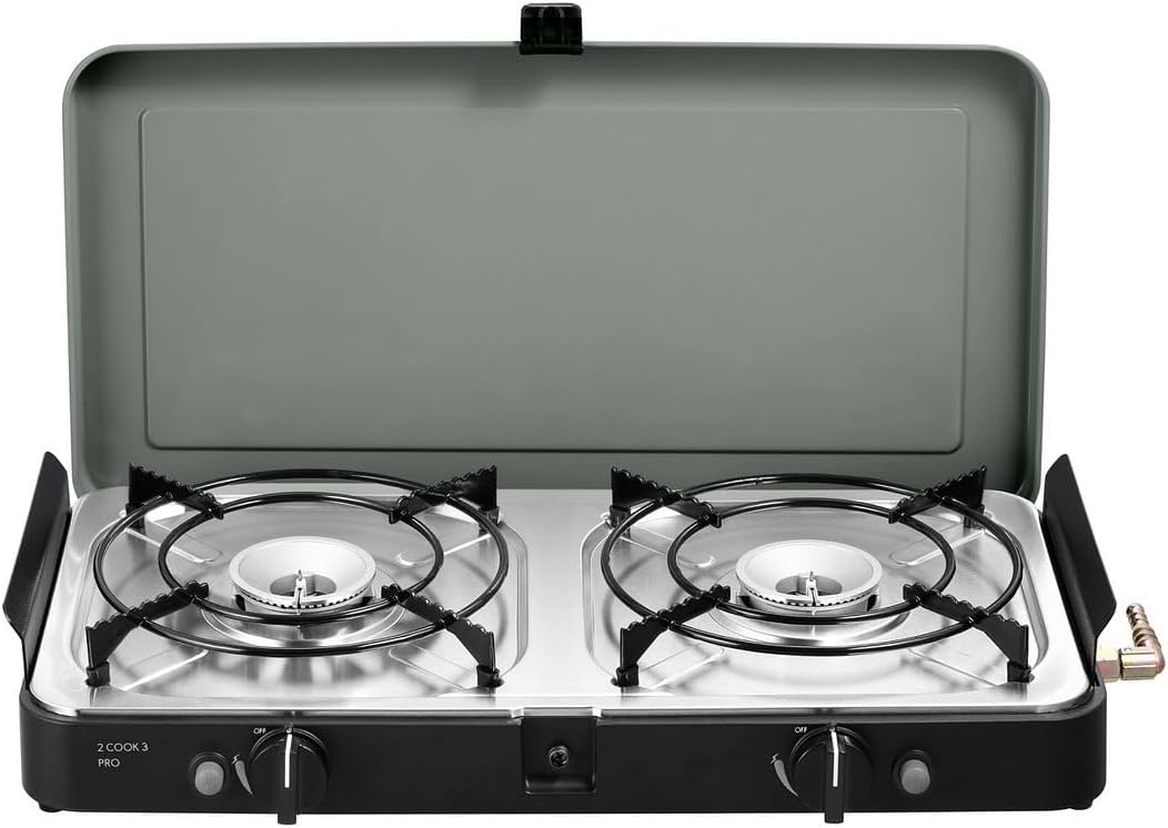 CADAC - 2-Cook 3 Pro - barbecue de table compact, sac inclus, 2-Cook3Pro