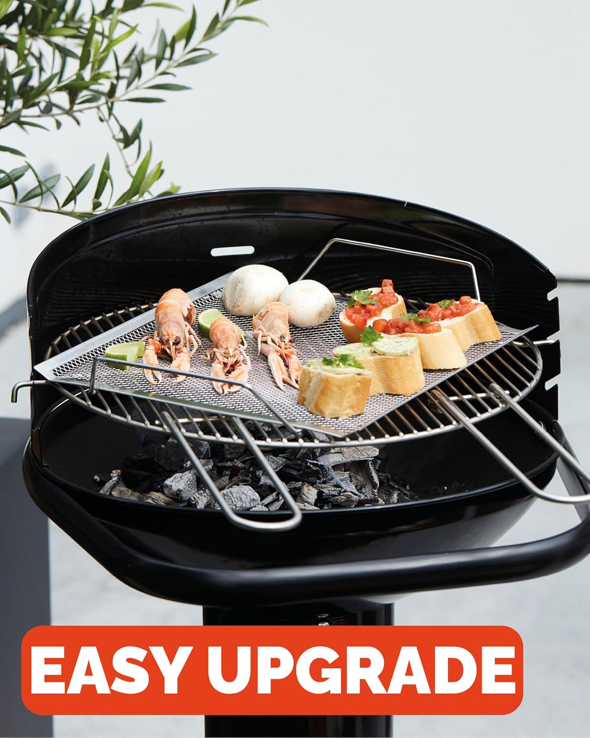 Barbecook - Loewy 50 - Ø47,5xH99cm - barbecue charbon émaillé noir