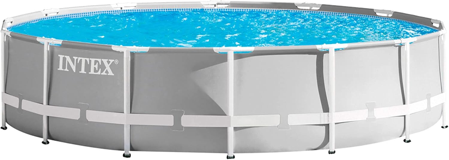 Intex - Prism Frame ronde tubulaire - 4,27 x 1,07m - kit piscine durable