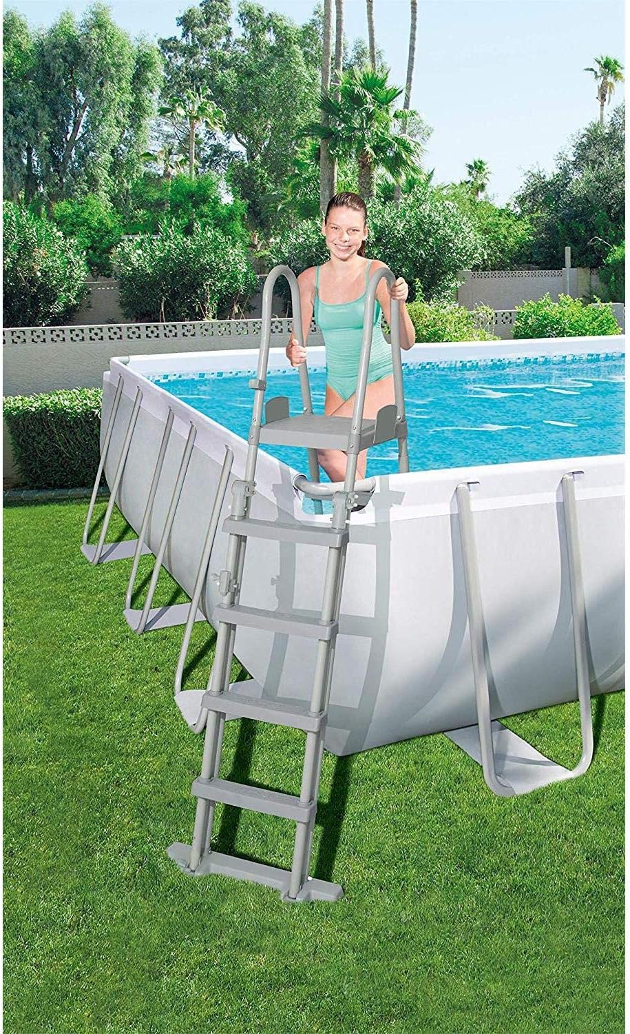 Bestway 56474-3 Power Steel - Piscine Hors Sol, 732 x 366 x 132 cm