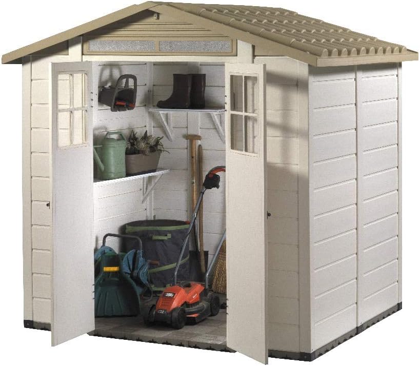 Abri De Jardin 6.03m² Beige - EVO240