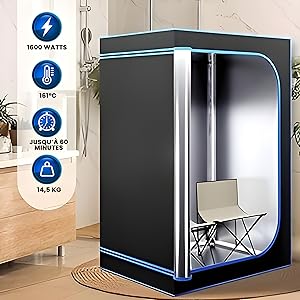 Draagbare Sauna; Thuissauna; Stoomsauna; Sauna; sauna cabine; mobiele sauna