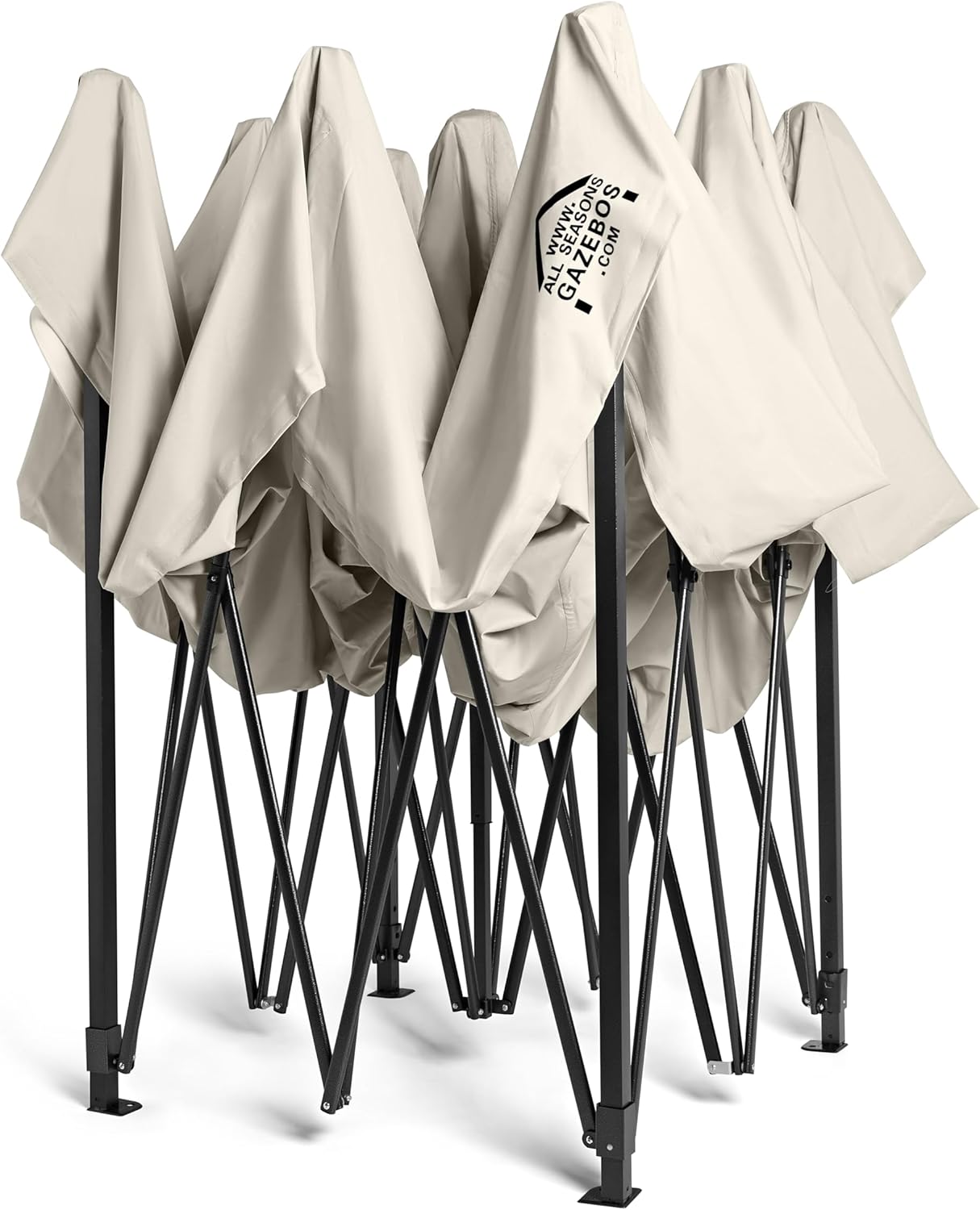 All Seasons Gazebos - Tonnelle pliante série premium - 3x3m - étanche, parois latérales, accessoires, haute qualité