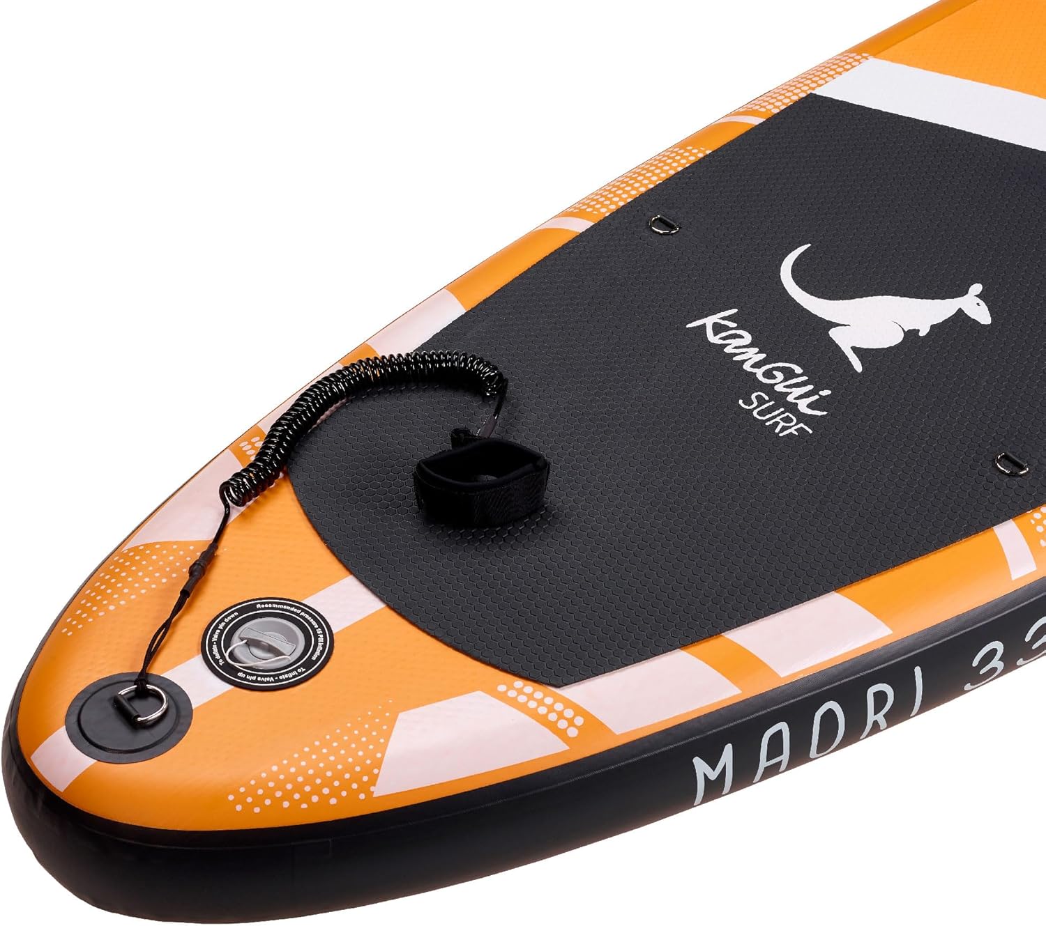 Kangui - Stand up Paddle 335cm Sup Gonflable + pagaie + Sac à Dos + Pompe Haute Pression + Leash + kit de réparation- Maori