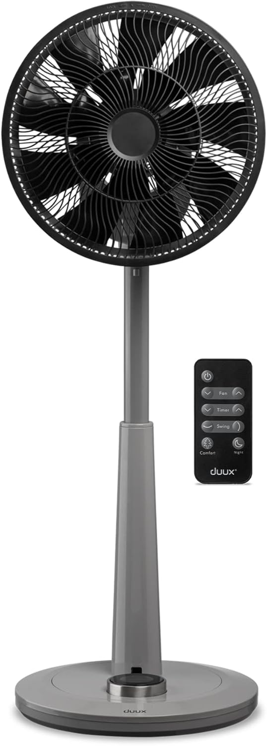 Duux - Whisper série - ventilateur sur pied, silencieux, 26 vitesses, télécommande, minuterie
