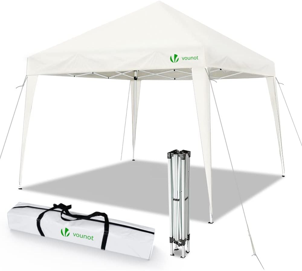 VOUNOT - Tonnelle pliante 3x3m - montage facile, sac inclus