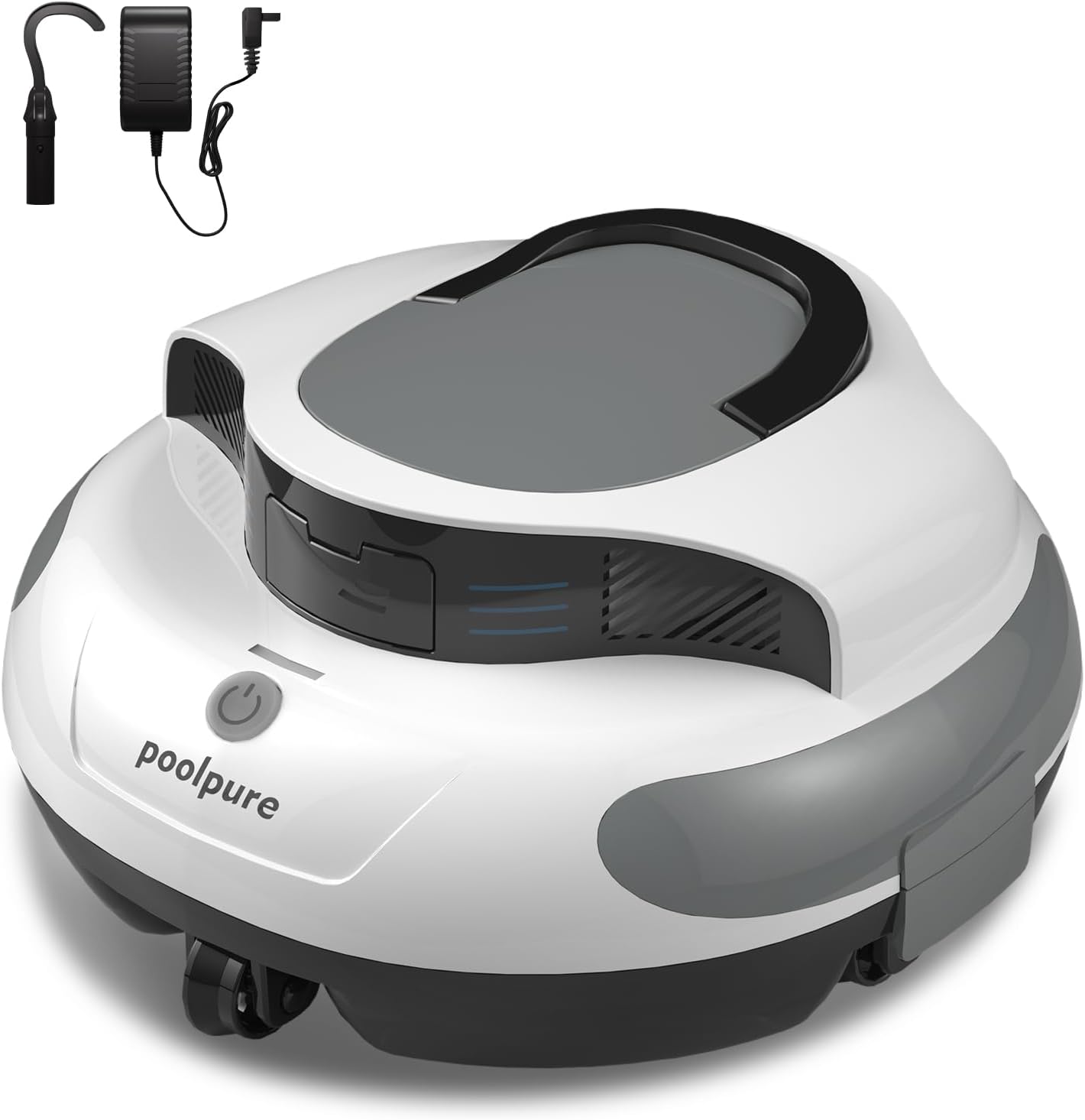 POOLPURE - Robot piscine sans fil, 100min, 5000mAh, 90m², 2026