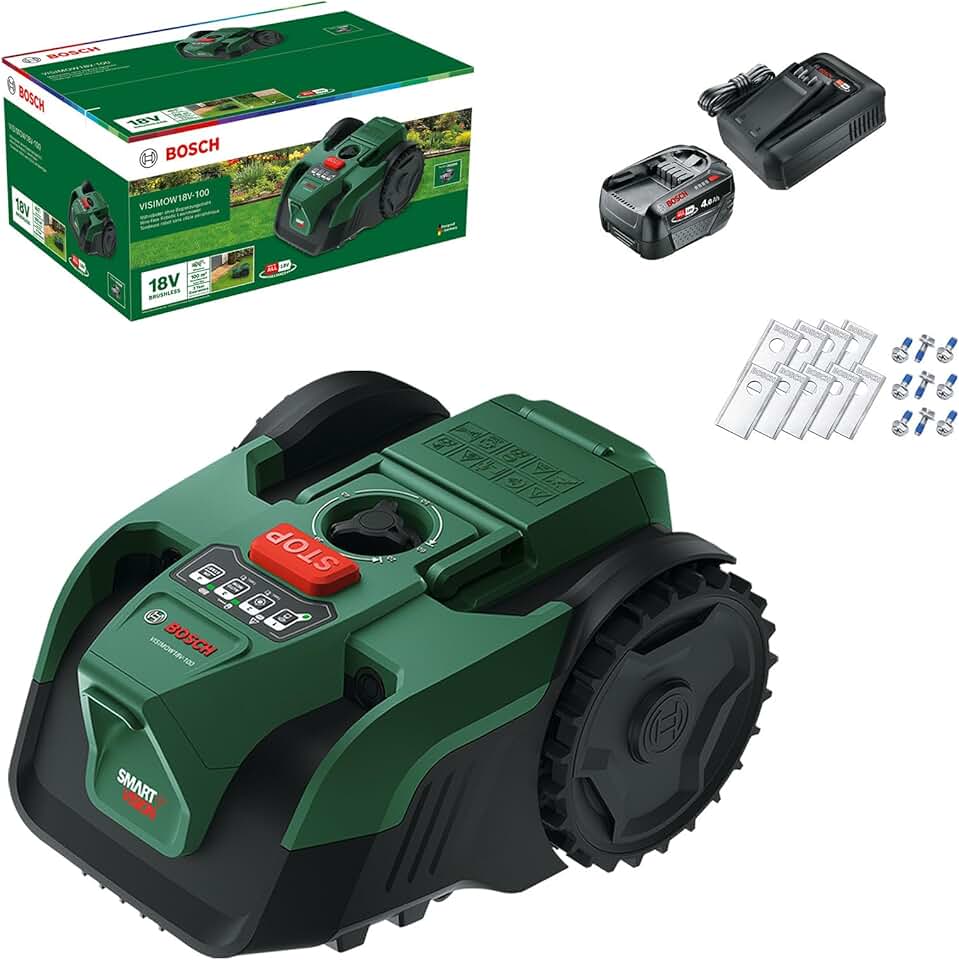 Bosch - VISIMOW série - 16 cm, 20-60 mm - robot tondeuse sans-fil - VISIMOW18V-100