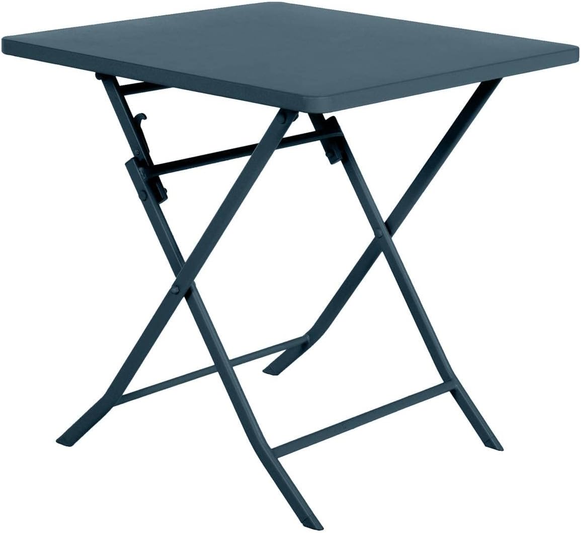 Hespéride - Greensboro - table pliante 2 places acier époxy 70x70