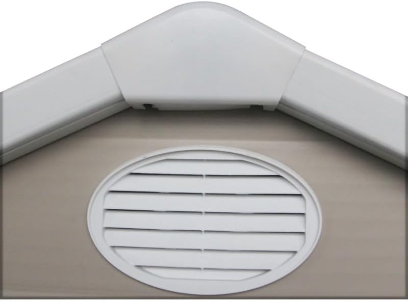 Jôbu - Abri Jardin Résine - 5,32m² - acier, porte double, fenêtre, 226cm
