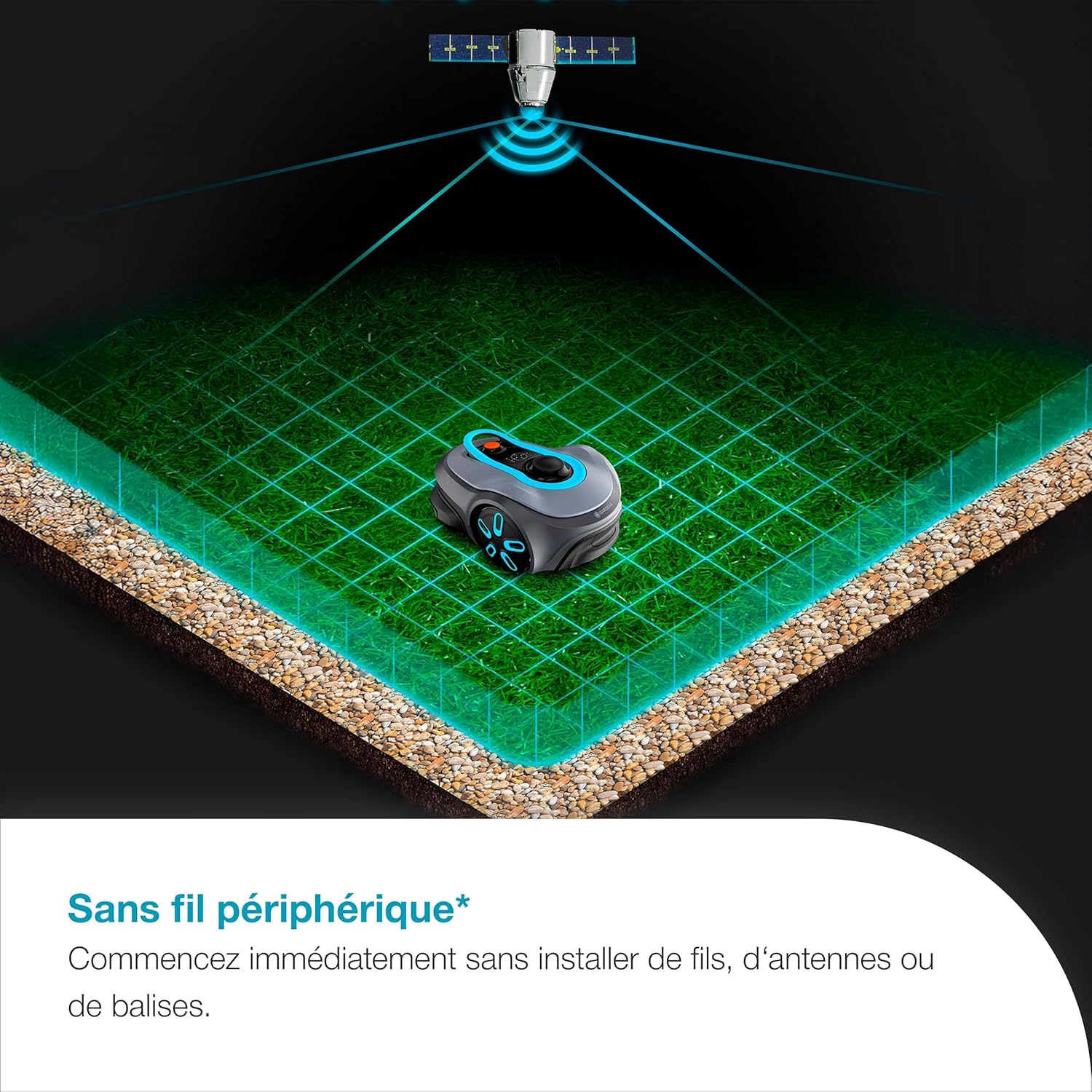 Gardena - Smart SILENO Free Set - 800m² - tondeuse robot silencieuse, sans fil, intelligente, sans fil périphérique - 19