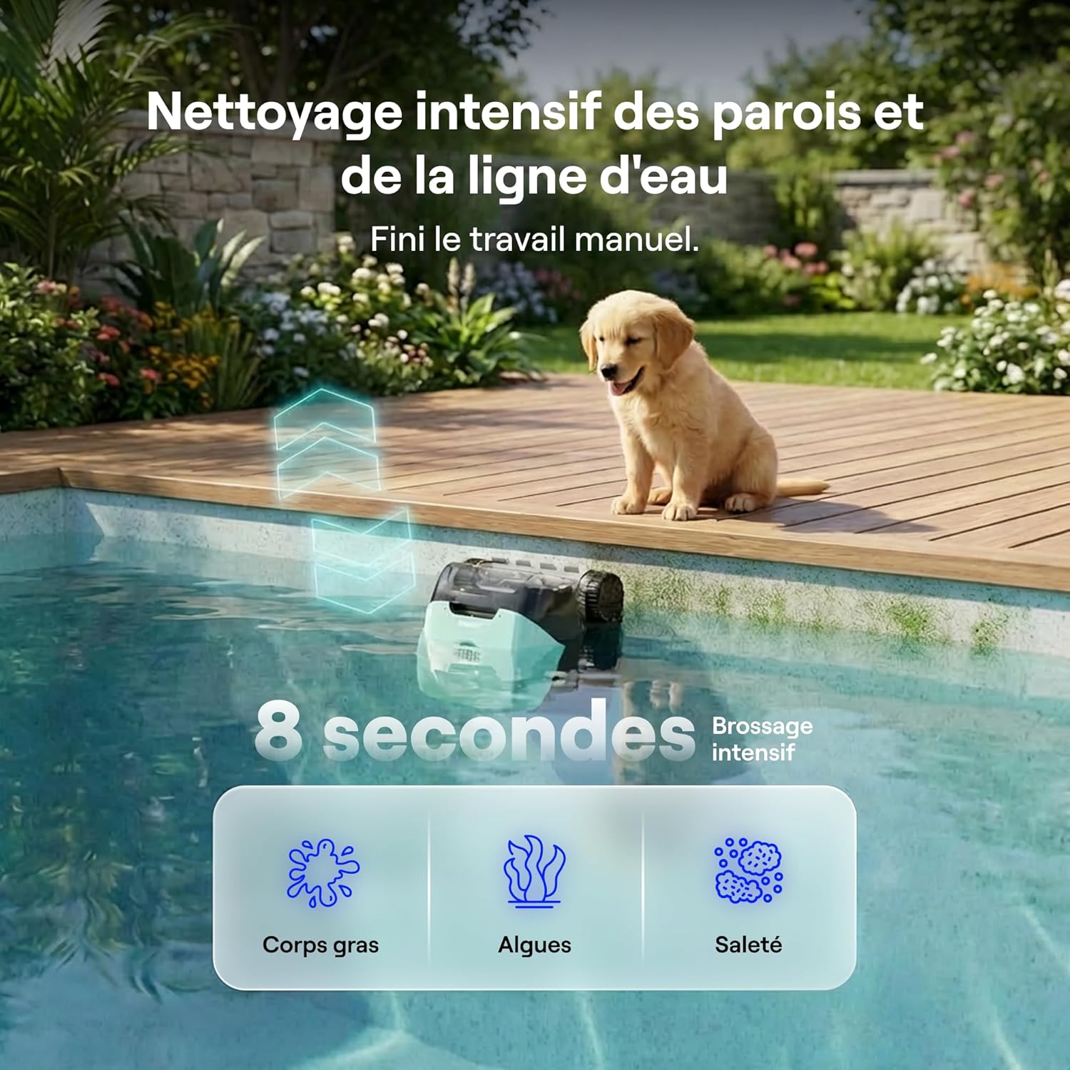 Beatbot - Sora 10 - robot piscine sans fil, 25700 LPH, filtre 5L
