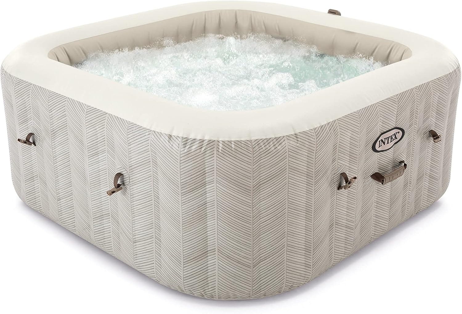 Intex - Pure Spa Chevron série - 4 places - Spa gonflable relaxant - 28446EX