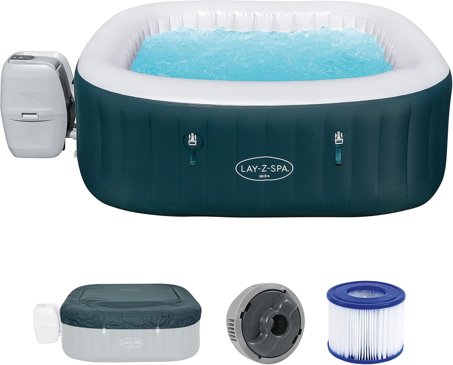 Bestway - Lay-Z Ibiza AirJet - 180x66cm - spa gonflable 6 places - 60015