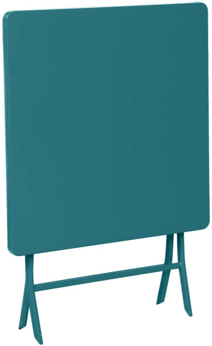 Hespéride - Greensboro série - 2 places, 70x70 cm - Acier bleu canard antirouille, pliante