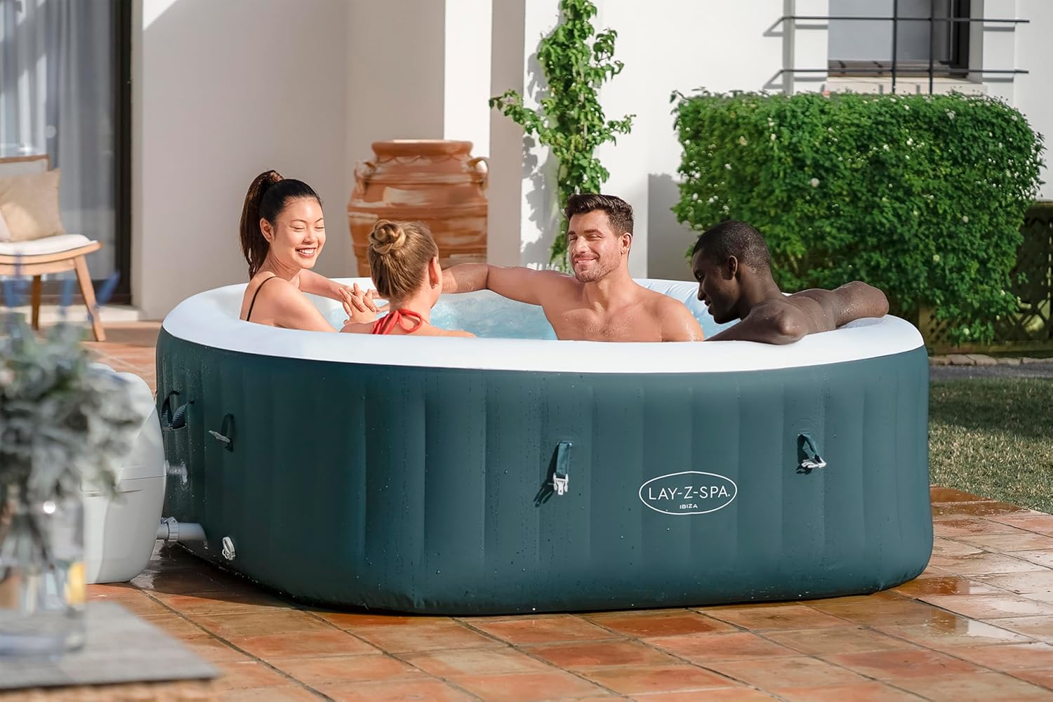 Bestway - Ibiza EnergySense AirJet série - 1,80x1,80x0,66m - spa carré 6 places