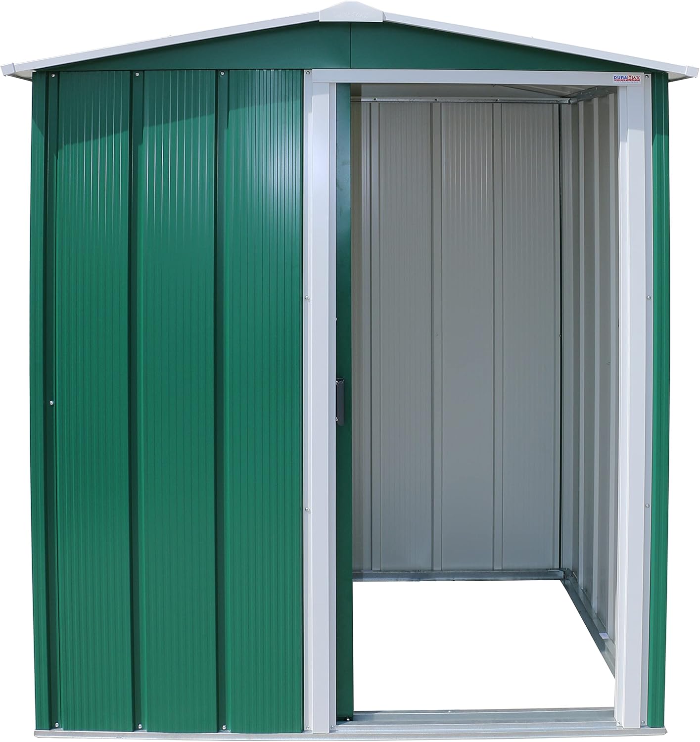 Abri métal, toit renforcé, vert