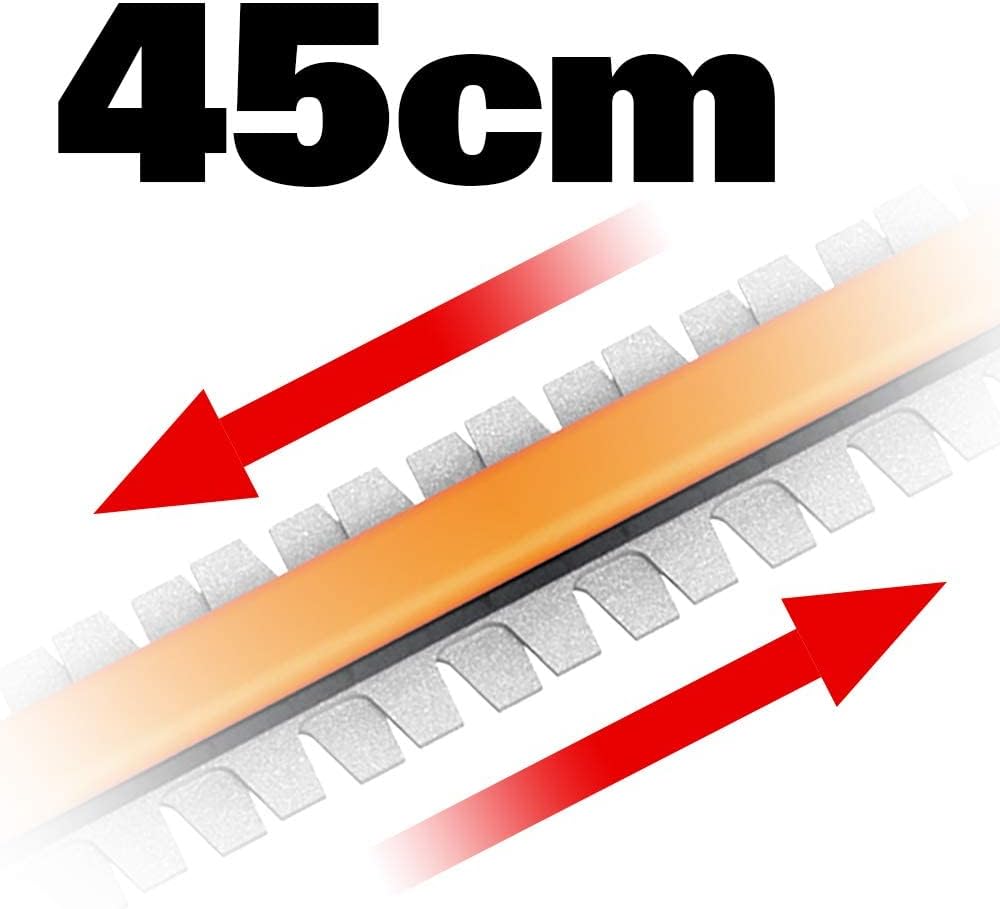 WORX - Set WG908E - taille-haie 45cm & élagueuse 20cm sur perche 1.8-2.3m WG908E