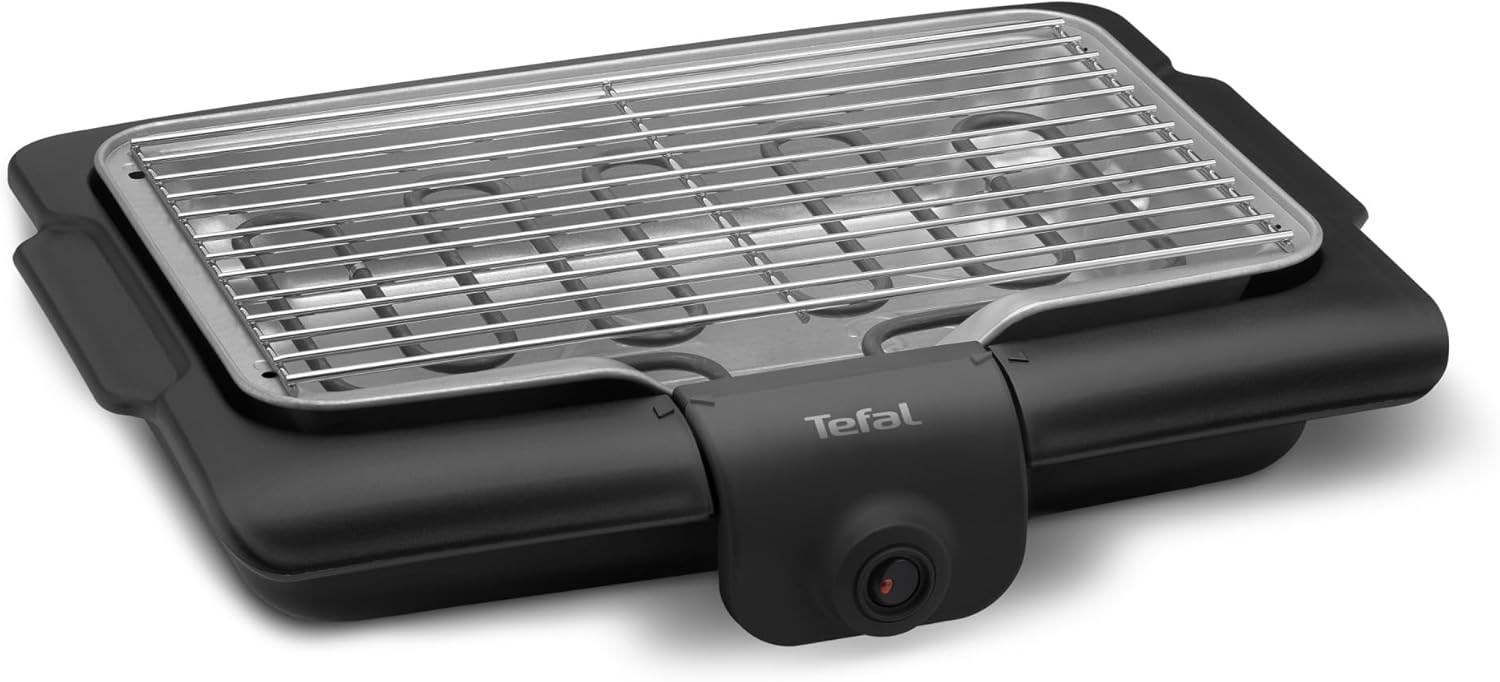 Tefal - Easy Grill - barbecue électrique 2100W, bac à eau, BG1348F0