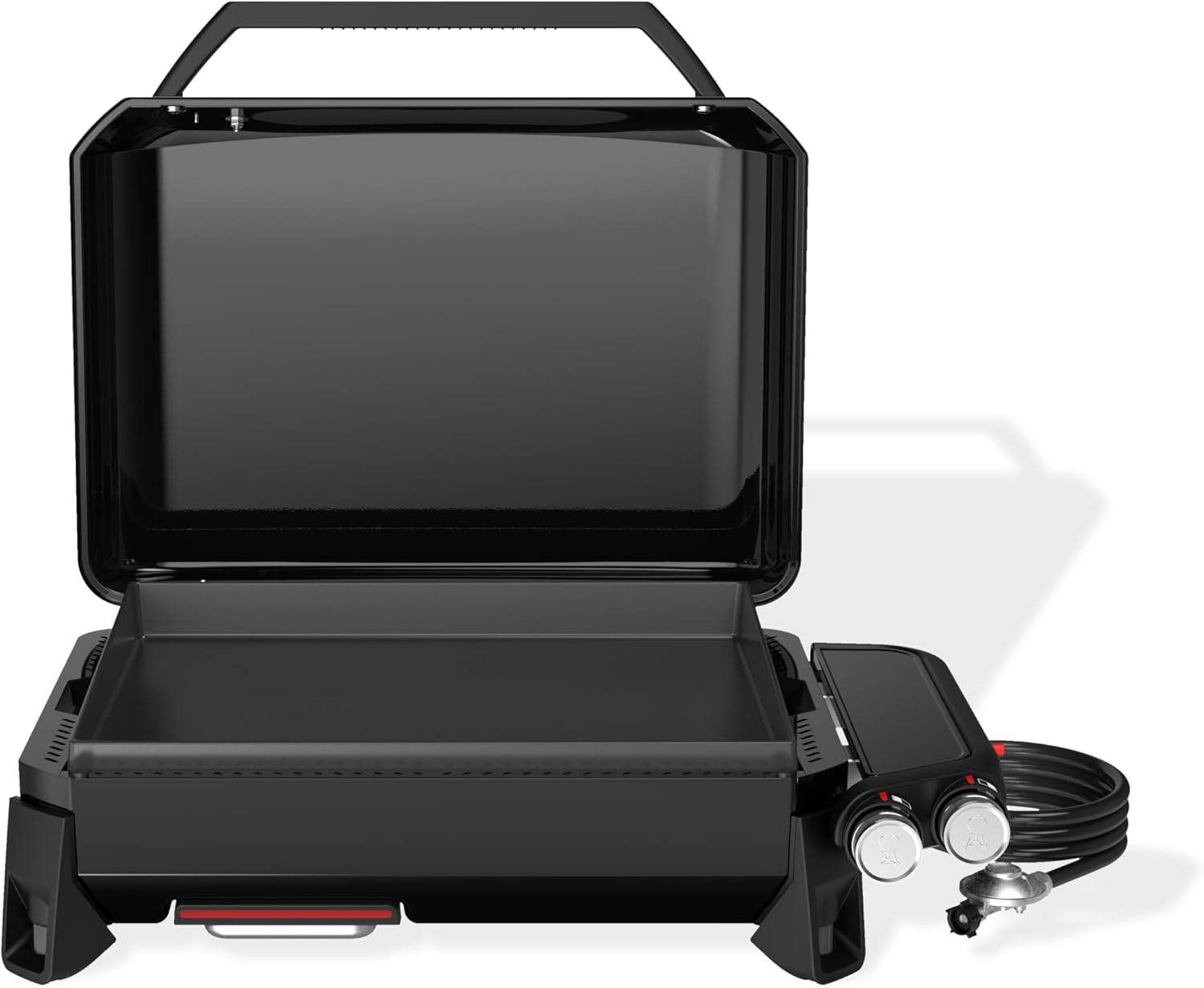 Weber - SLATE GP - 56x41 cm - plancha 2 brûleurs, surface émaillée, ajustable, jusqu'à 260°C, noir