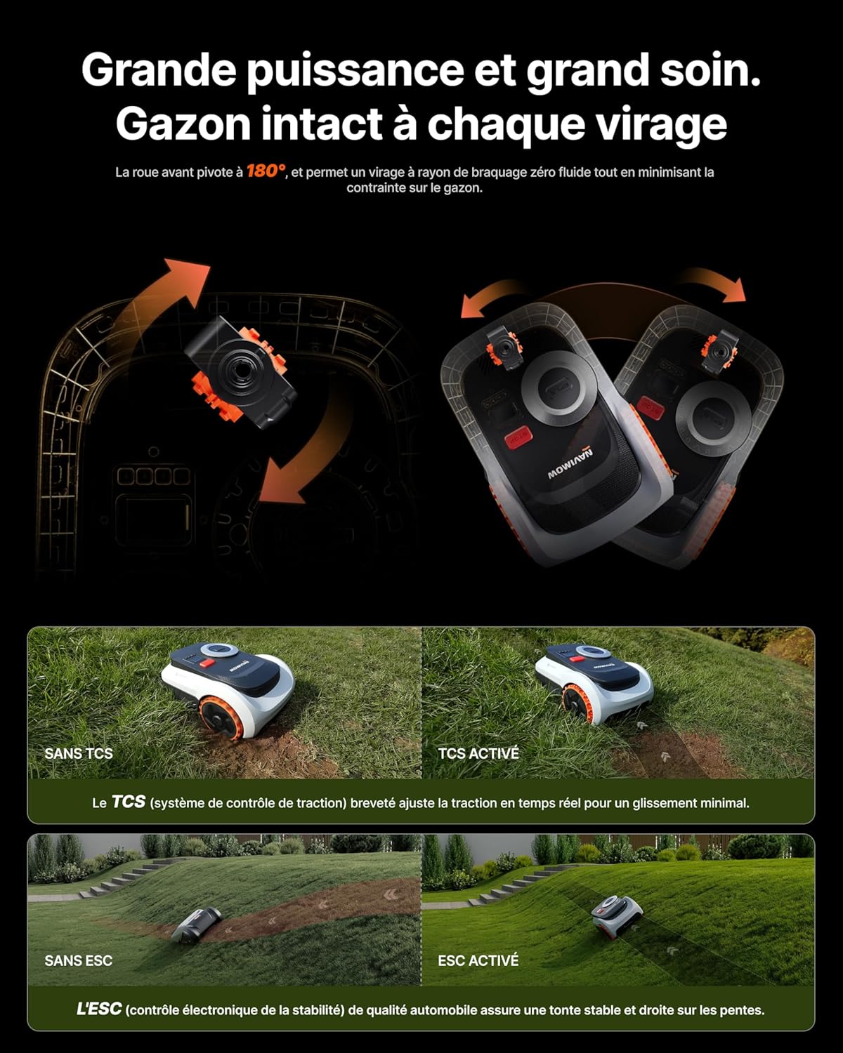 Segway - Navimow i210 LiDAR Pro - garage M - AWD, LiDAR+RTK, pente 55%, i210