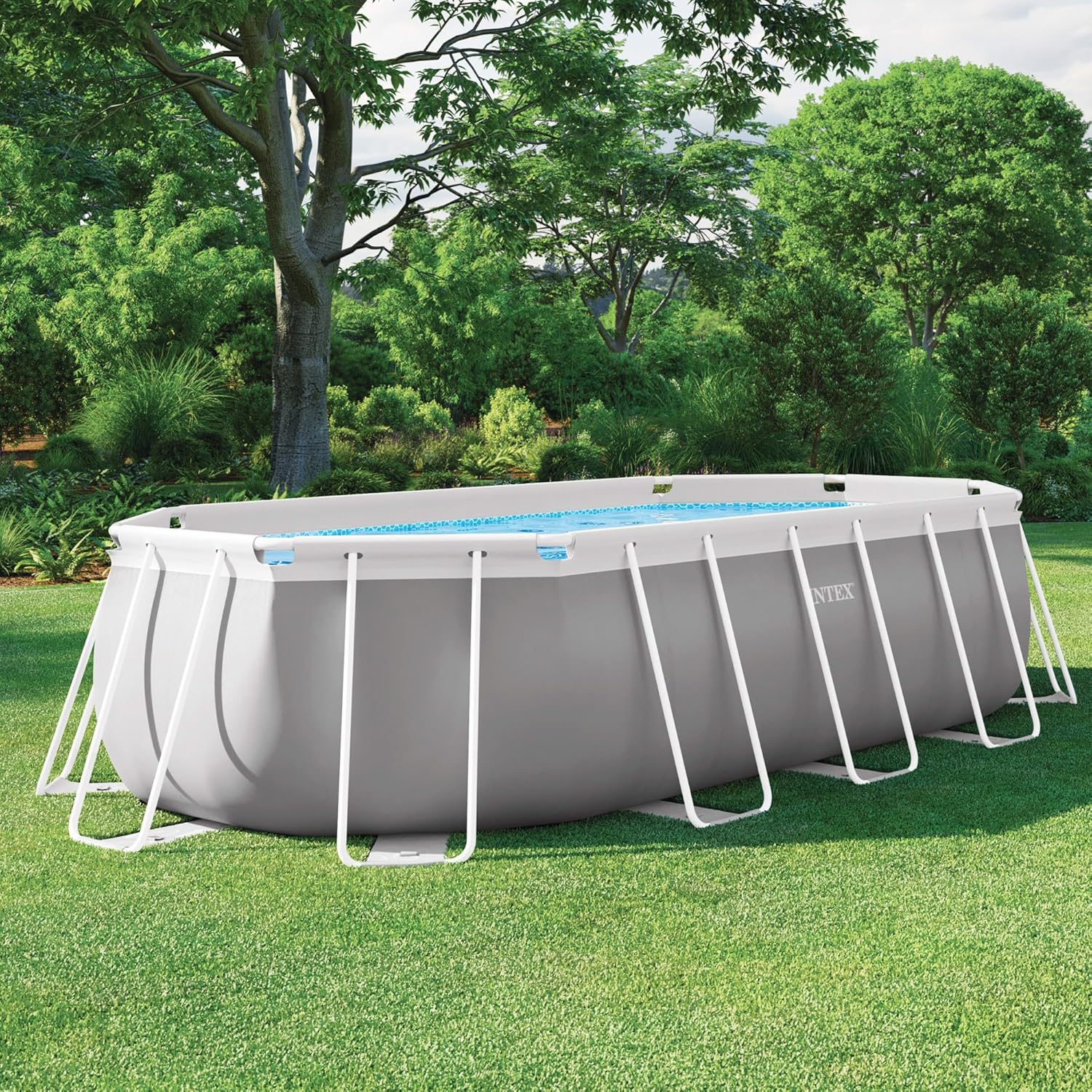 Intex - Prism Frame ovale - 5,03x2,74x1,22m - kit piscine tubulaire