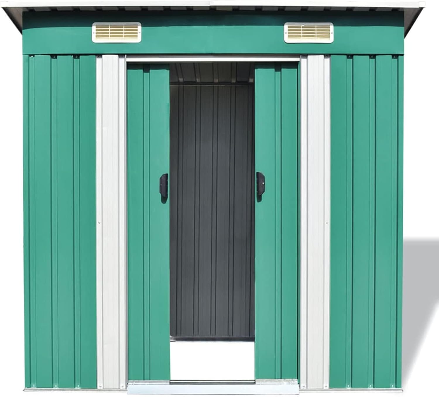 ARKEM Abri de Jardin Métal Vert,Abris De Jardin,Abri De Stockage pour Jardin,Abri D'Outils De Jardin
