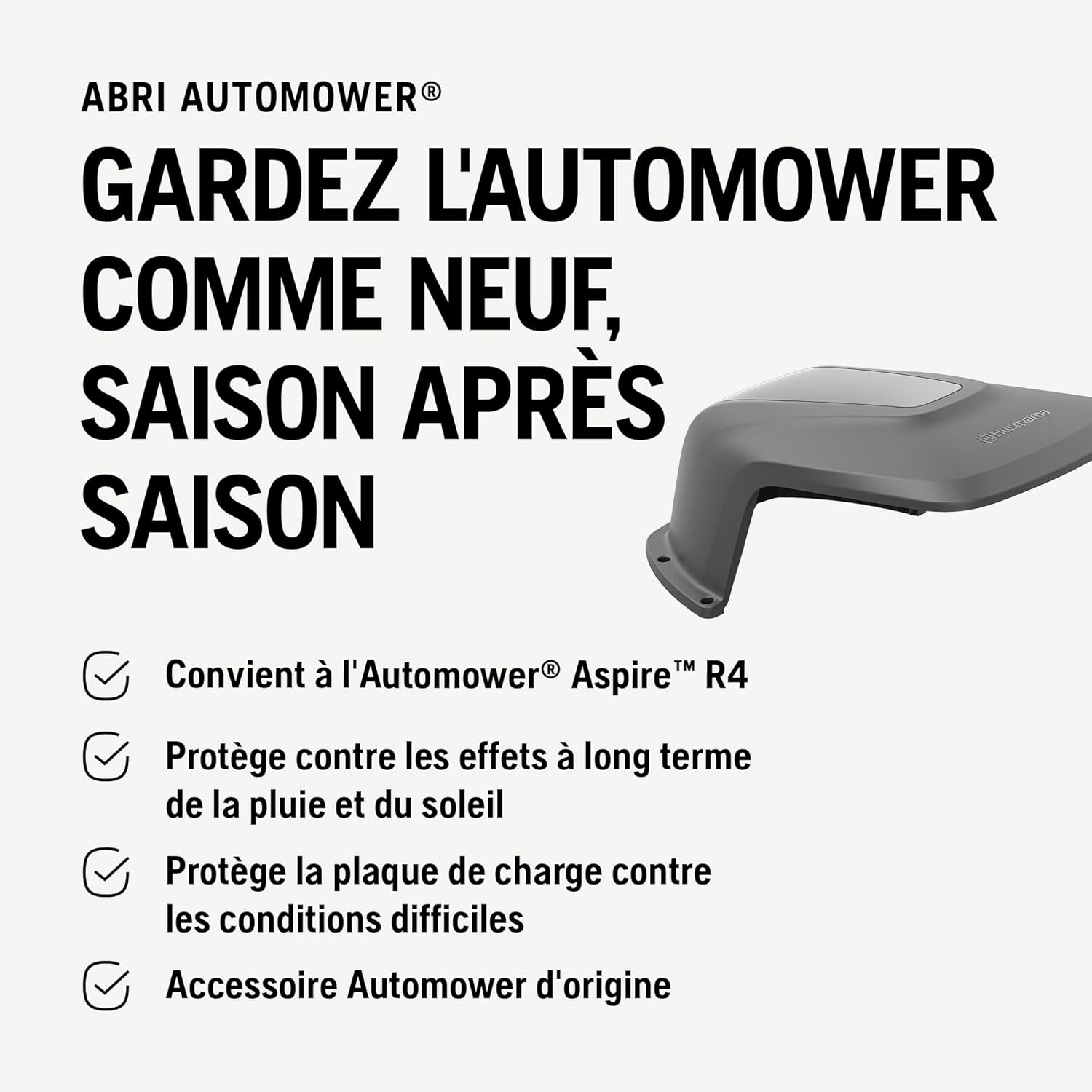 Husqvarna - Automower Aspire R4 - 400 m² - robot connecté Wi-Fi, Bluetooth, commande vocale