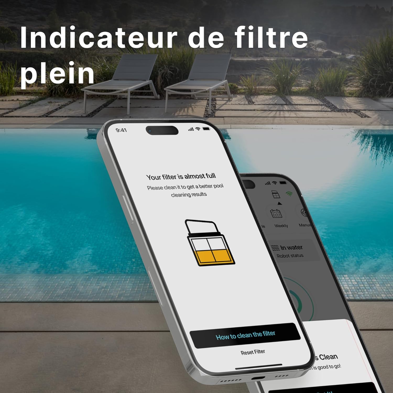Dolphin - E50i série - piscine jusqu'à 15m - nettoyage complet - E50i