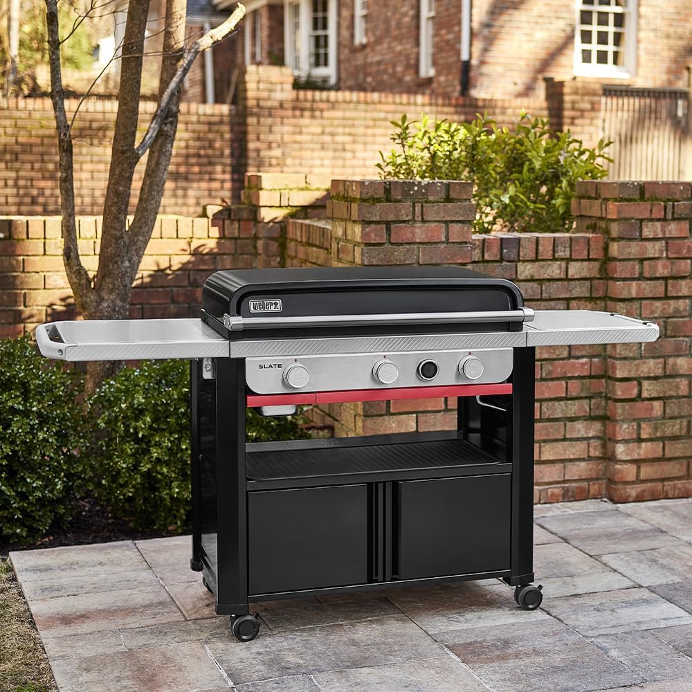 Weber - Plancha gaz série 76cm - grande surface de cuisson