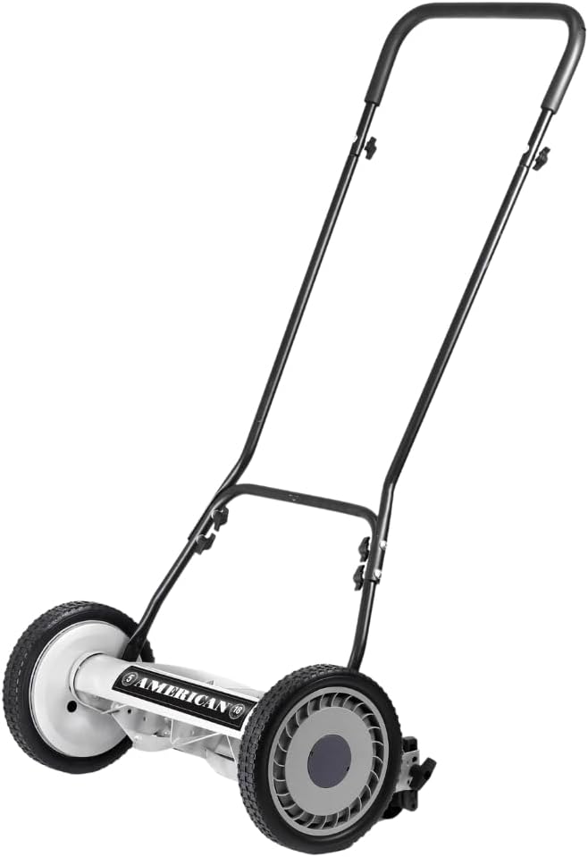 VENTEO - Tondeuse Hélicoïdale 5 lames 45cm réglable, silencieuse