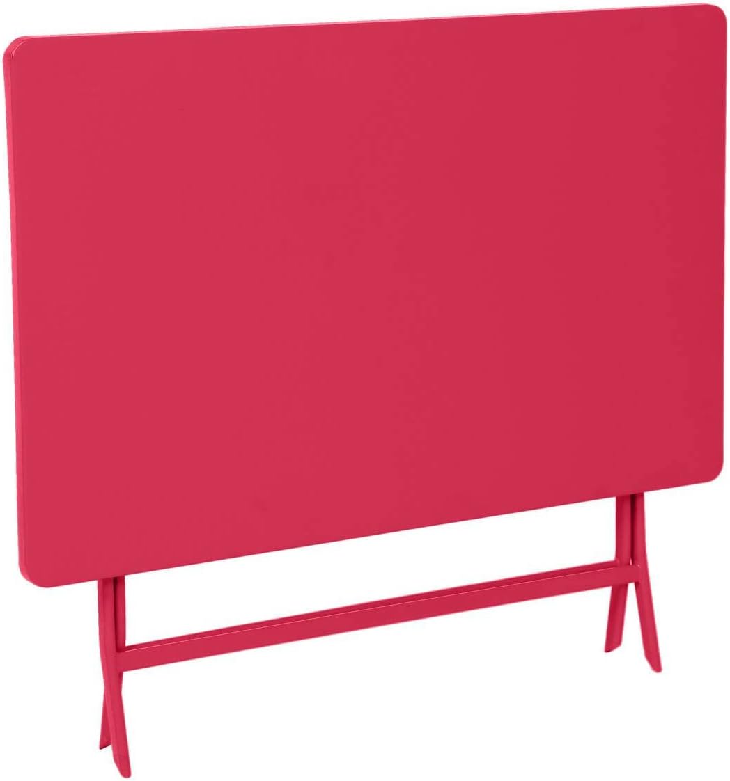 Hespéride - Greensboro - 120x70cm - table pliante acier 4 places, anti-rouille