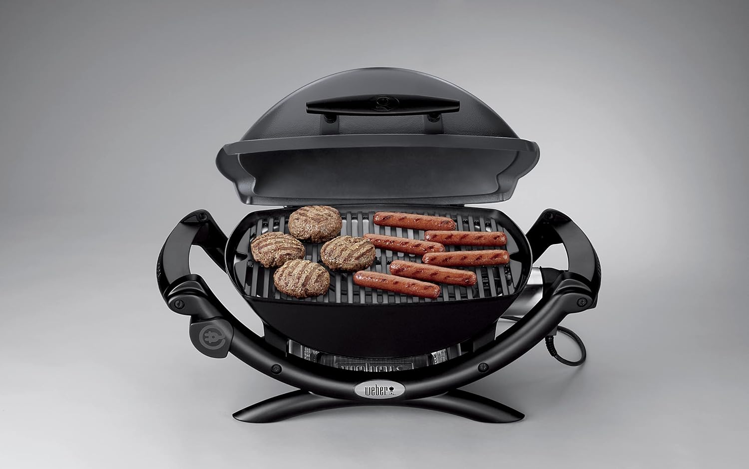 Weber - Q Barbecue Kettle - 1400 - noir/gris, rectangulaire, aluminium