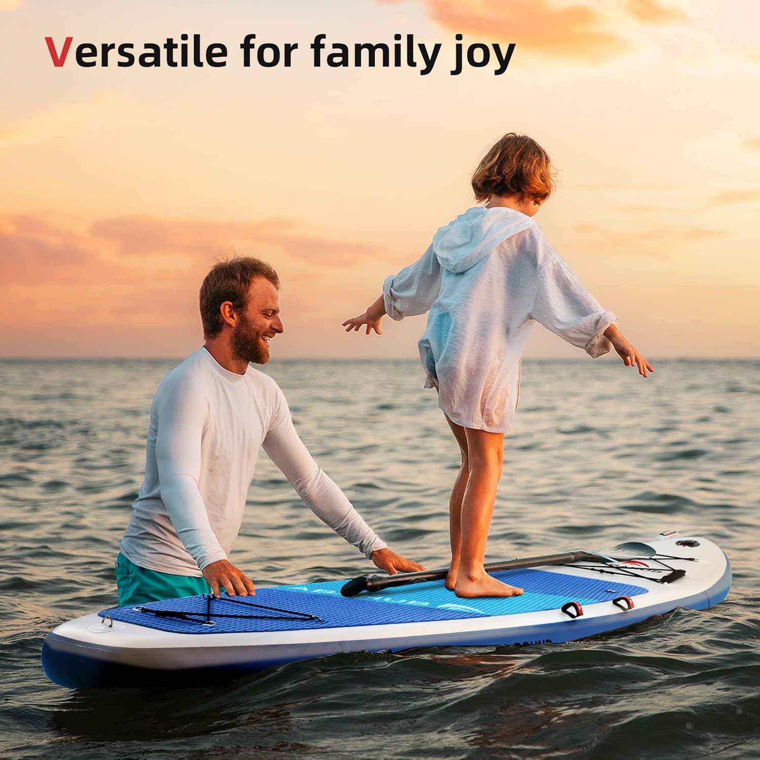 Abahub - Paddle gonflable adulte avec siège - 320x78/84x15cm - pagaie alu réglable, pack SUP