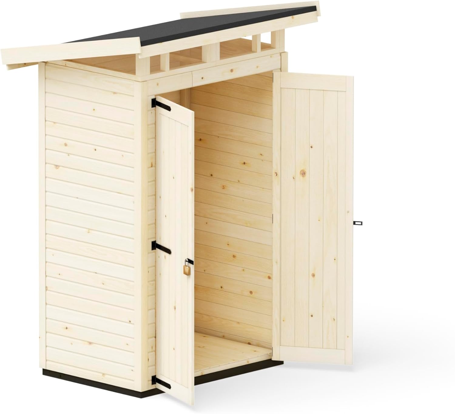 Upyard - Strongbox S - 127x87 cm - abri jardin bois toit plastique