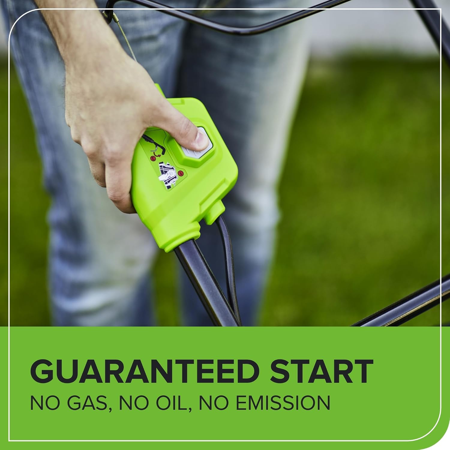 Greenworks G40LM41K2X Tondeuse à Gazon sans Fil pour Pelouses Jusqu'à 500m², Largeur de Coupe 41 cm, Sac de 50L, INCLUS Deux Batteries 40V 2Ah et Un Chargeur, Garantie 3 Ans