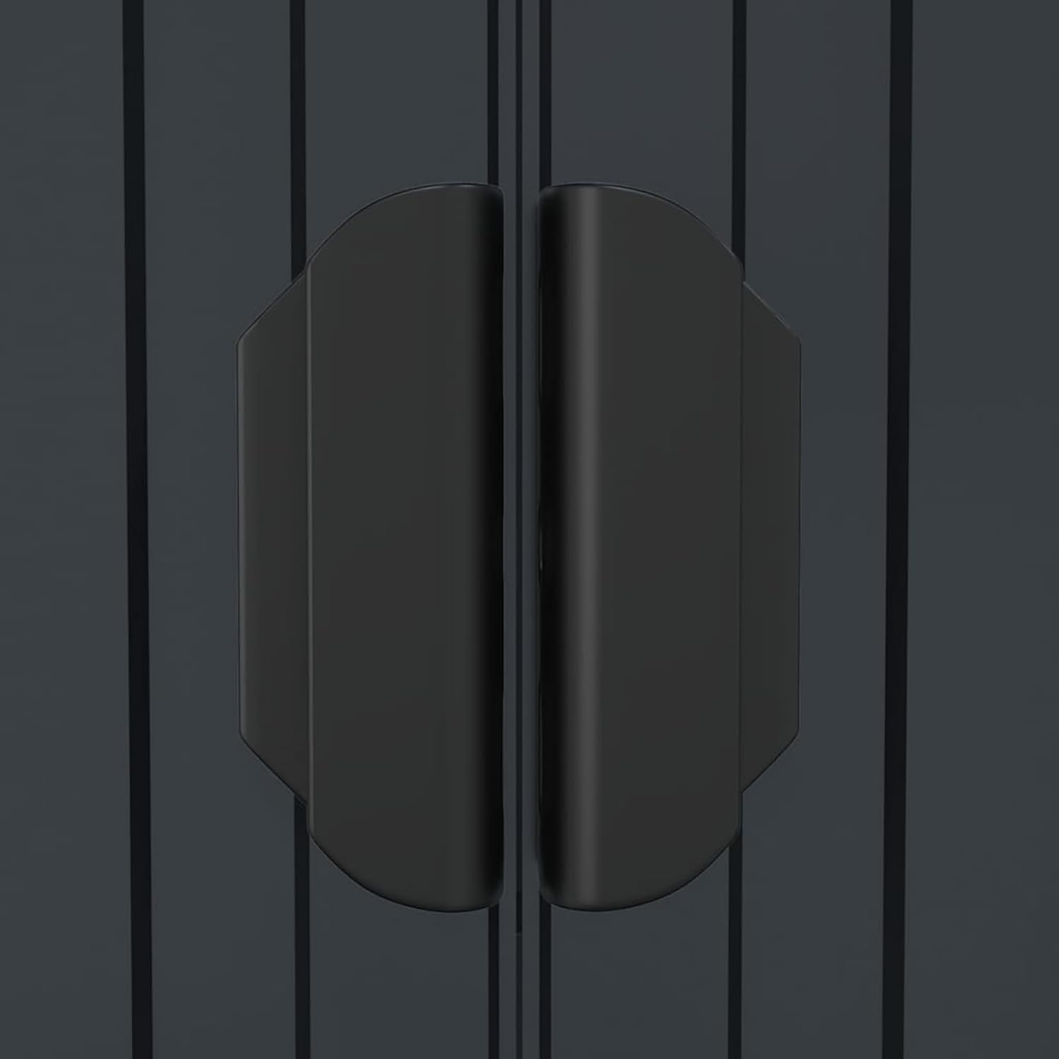 Homgoday Grand Abri de Jardin en Métal Gris Anthracite - Stockage Extérieur Spacieux et Ventilé