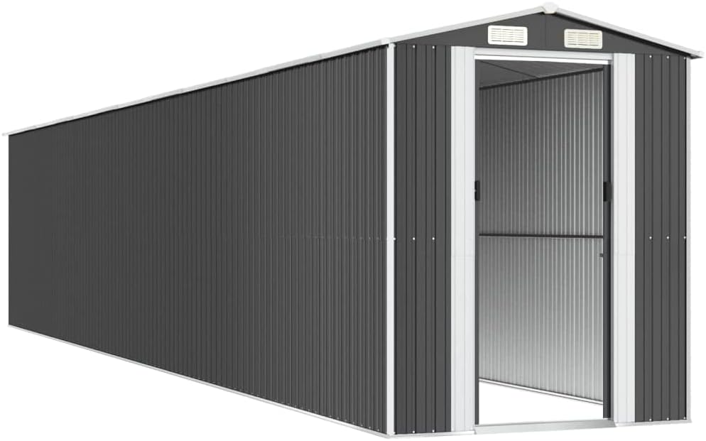 Générique Abri de Jardin Anthracite 192x1021x223 cm Acier galvanisé,Structures extérieures, Cabanes & abris de Jardin,3147459