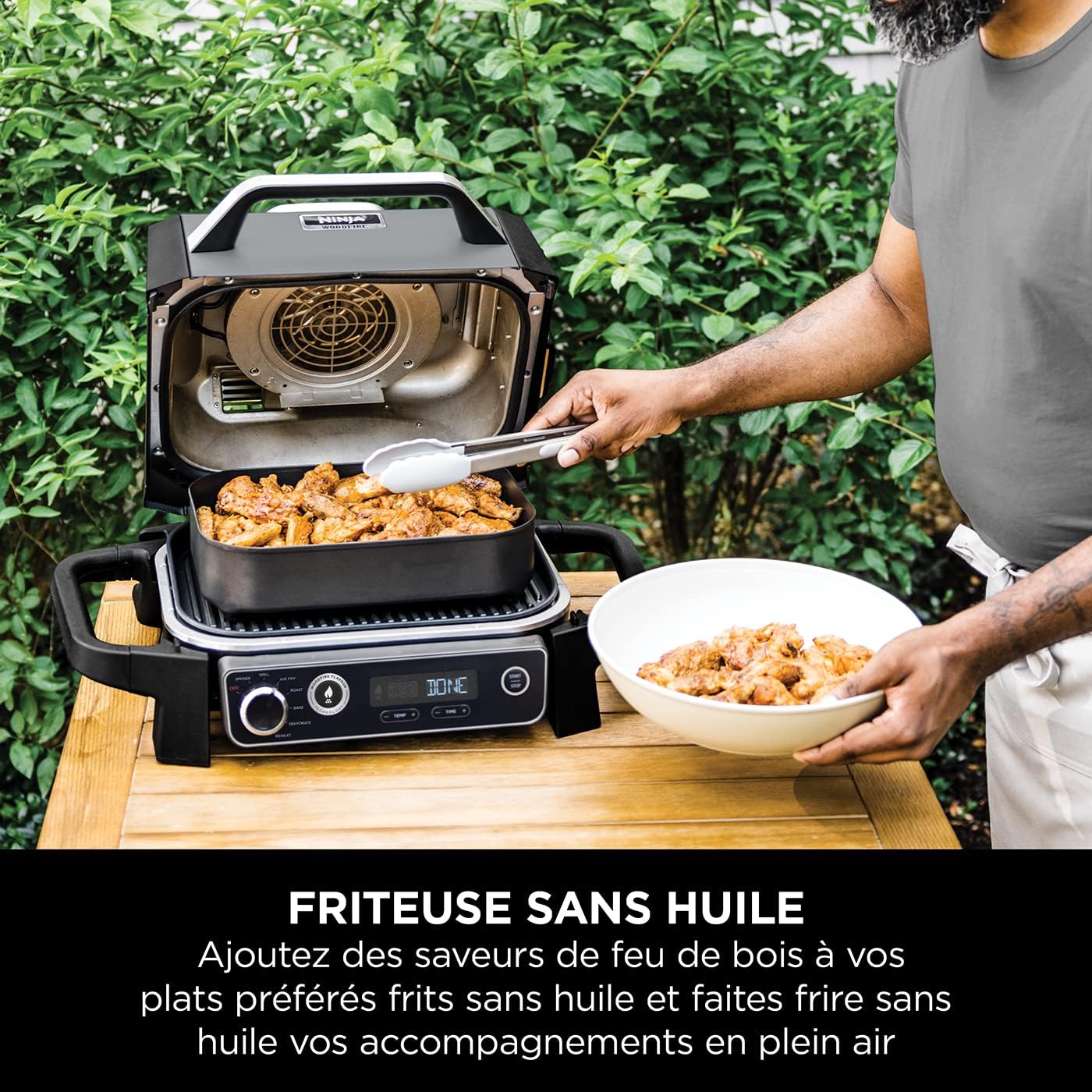 Ninja - barbecue électrique 7en1, air fryer, portatif, OG701EU