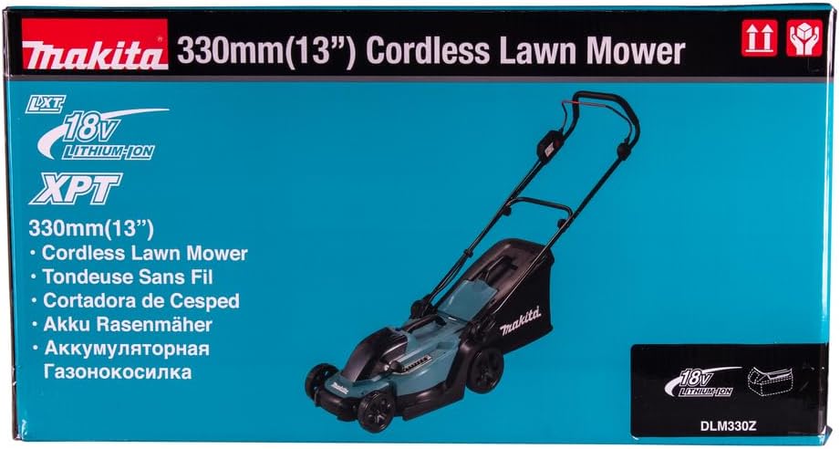 Makita - Tondeuse 18V LXT, coupe 33cm, sans batterie, compacte - DLM330Z